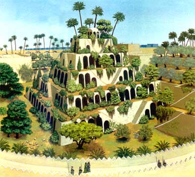 висячие сады Семирамиды (Вавилона)